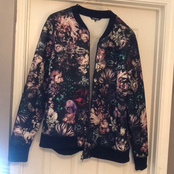 bebe Jackets & Blazers - Floral Bebe Jacket